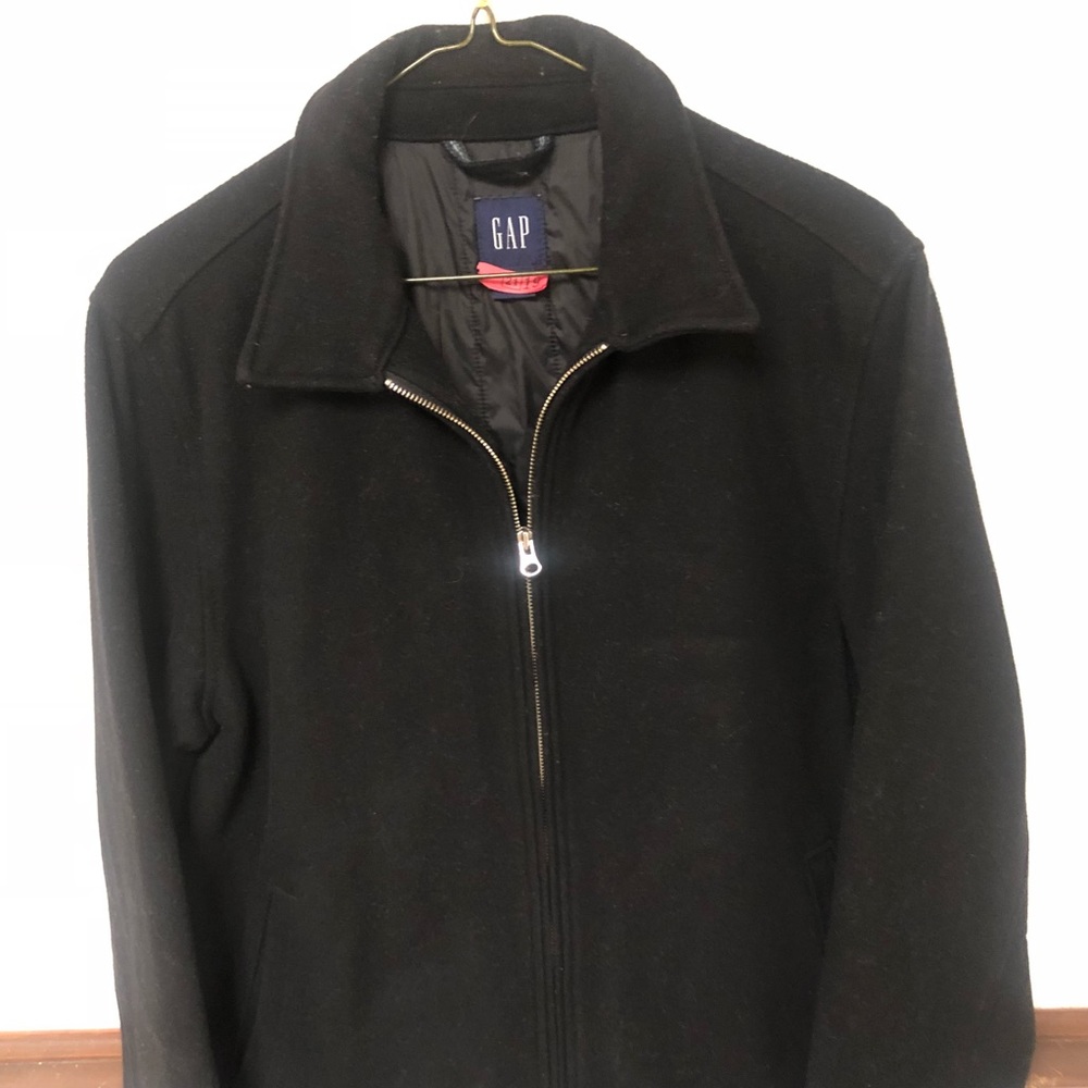 Gap men’s Wool zip up coat